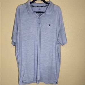Hurley Men's Light Blue Polo Shirt